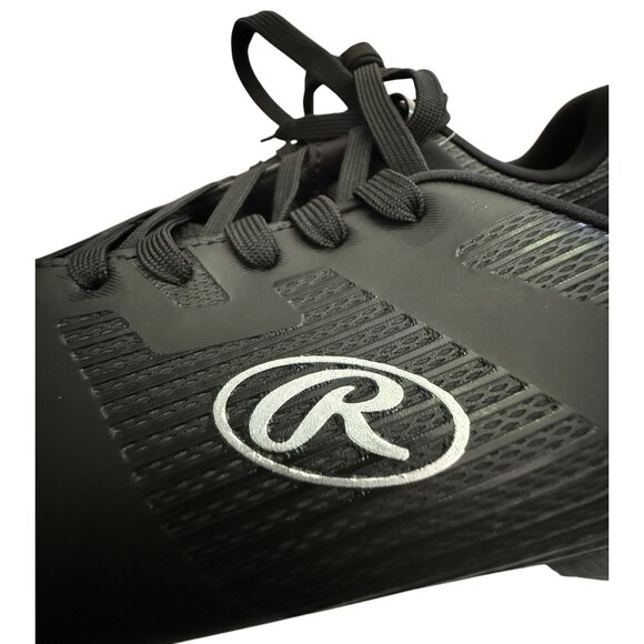 Rawlings Mens Black Coolflo Athletic Turf Shoes Size 6.5D Man Made Baseball NWOB - Picture 13 of 15